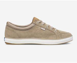 Baskets Keds Center Daim Femme Marron | 0584-TKBXV