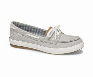 Slip On Keds Charter Chambray Femme Grise | 9602-BWZKN