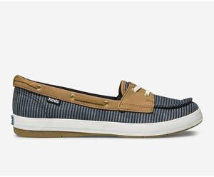 Slip On Keds Charter Stripe Femme Bleu Marine | 8603-SNVQM