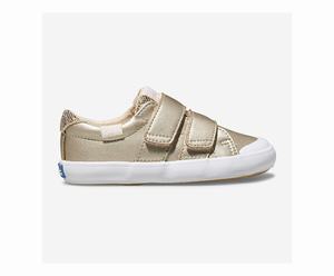 Slip On Keds Courtney Enfant Rose Doré | 7869-ZBDHF